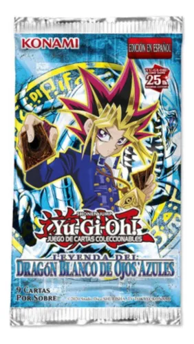 Yu-gi-oh! Tcg 25 Aniversario Blue Eyes White Dragon Espanol Idioma Español Dragon Blanco