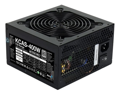 Fonte de alimentação para PC Aerocool Advanced Technologies KCAS 400W 400W black 230V