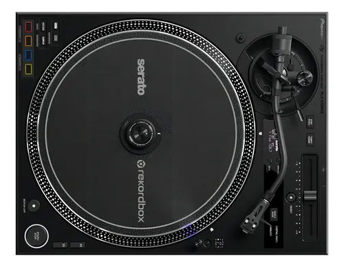 Par de Toca-discos Pioneer PLX-CRSS12 33-45 RPM/USB/RCA, cor preta
