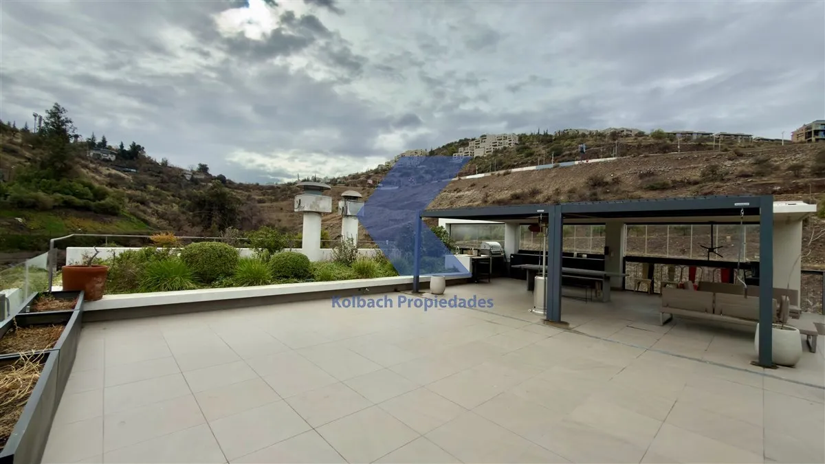 Imagen 2 de 30 de Duplex Penthouse En Arriendo De 4 Dorm. En Vitacura