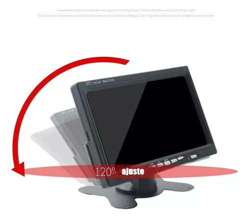 C Mini Tv, Monitor Hd De 7 Polegadas, Telas De Carro Aag