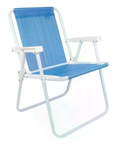 Silla Reposera Alta Playa Playera Mor 90kg 53x54,5x72,5cm