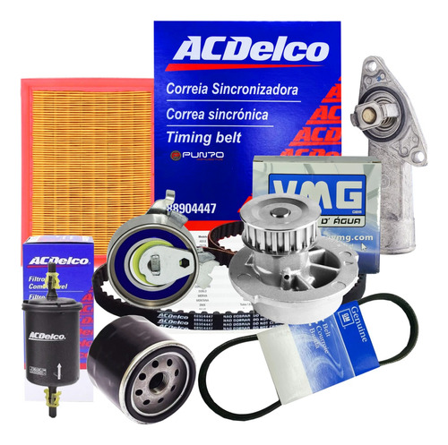 Kit Distribucion Termostato Poli V Agile 1.4 8v 2008 - 2016