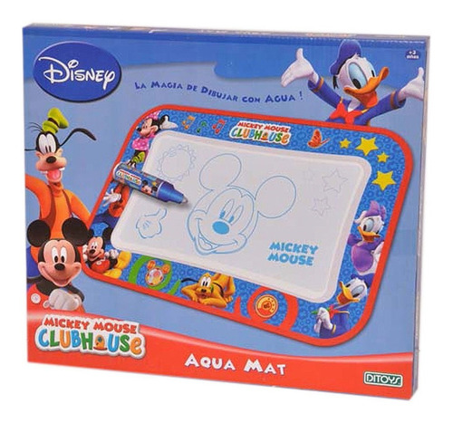 Pizarra Magica Aqua Mat Mickey Club House Ditoys Original