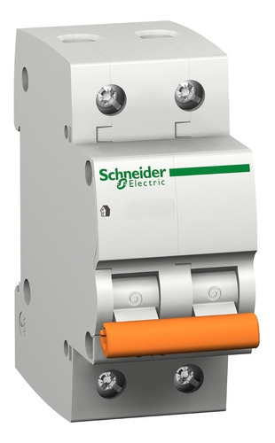 Imagen 1 de 1 de Interruptor Termomagnético P/riel 2p 63a Square D 12596.