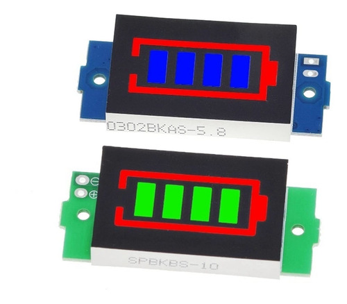 1s 2s 3s 4s Solo 3.7v Modulo Indicador Capacidad Bateria