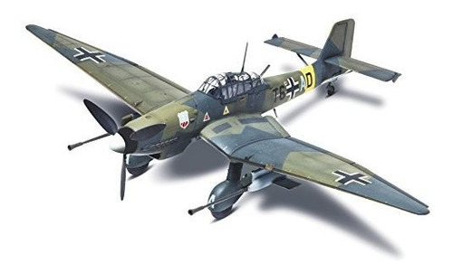 Kit De Modelo De Plastico Revell Stuka Ju 87g1 Tank Buster