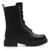 Comprar Borcegos Botas Lady Stork Barbarella Acordonado Urbana Mujer