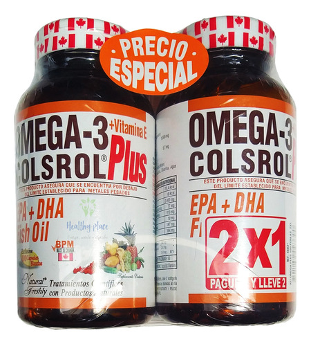 Omega 3 + Vita E X 200 Capsulas - L a $2