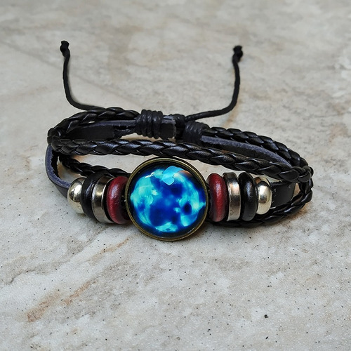 Imagem 2 de 2 de Pulseira De Galáxia | Preta - Modelo 5