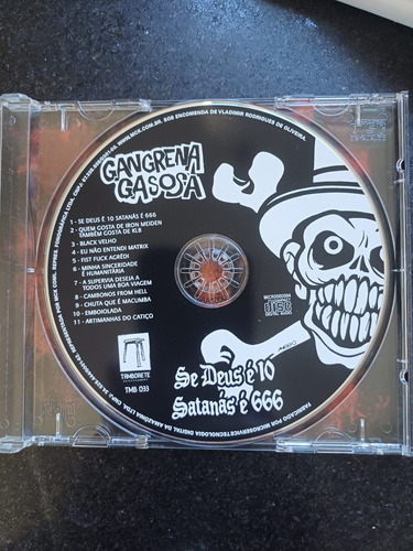Cd Gangrena Gasosa - Se Deus É 10 Satanás É 666 Estandar