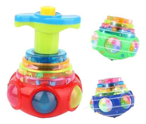 Fweaad Juego Giratorio Top Spinning Led Light Music Para
