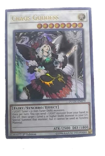 Chaos Goddess Yugioh Ultra Rara