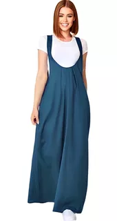 Maxi Vestido Con Blusa Básica Casual De Moda Para Dama