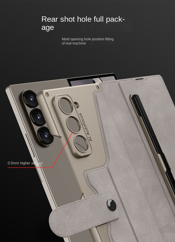 Adecuado Para Samsung Zfold6 Carcasa Película Todo En Uno