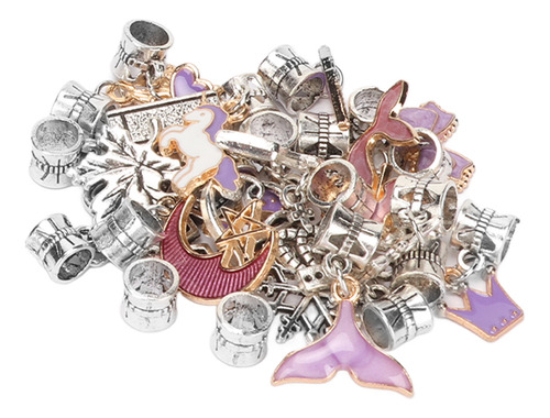 Kit De Pulsera Violeta Para Hacer Un Exquisito Colgante Bási