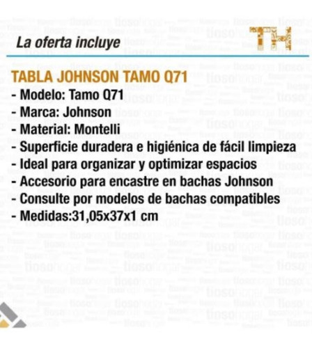 Tabla De Montelli Quadra Max Q71 De Acero Johnson Picada
