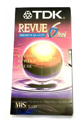 Imagen 5 de 6 de Pack 3 Cassette Video Vhs Virgen Tdk Nuevo T-120 Kaosimport