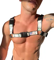 Comprar Arnés De Hombre Tornasolado | Cuero Genuino + Símil Cuero