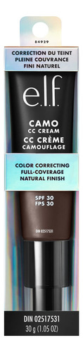 Base Correctora De Color Cc Cream E.l.f. Camo Rich 660n 3