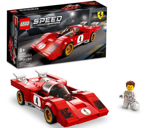 Lego Speee Champions - 1970 Ferrari 512 M - 291 Pcs - 76906
