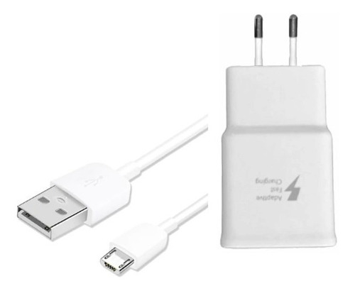 Cargador Micro Usb Carga Rápida Incluye Cable De 1m