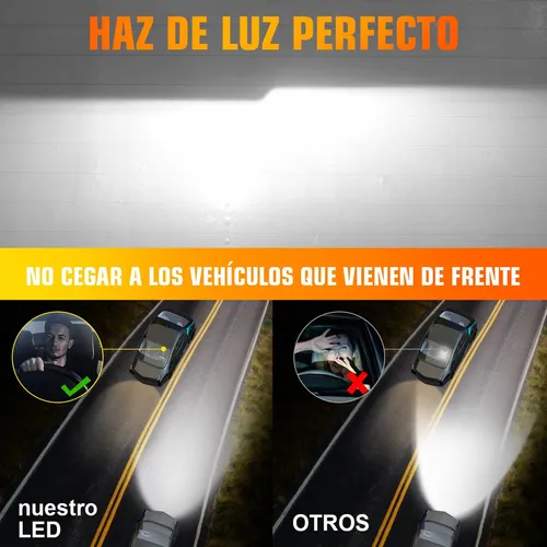 H7 Led Kit De Faros Bajos / Laterales 11000lm 6000k