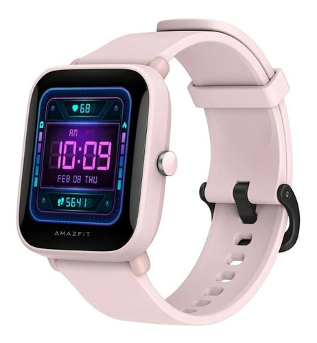 Smartwatch Reloj Amazfit Basic Bip U Pro 1.43 Rosa Gps -*