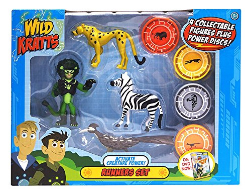 Kratts Salvajes 4-paquete Figura De Acción Conjunto - L6woe