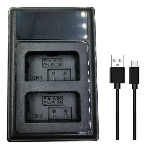 Cargador En-el25 Cargador De Batería Dual Usb Para Z 50 Z Fc