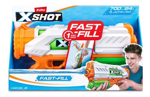 Pistola Lanzadora De Agua Zuru X Shot 700 Ml Blanco