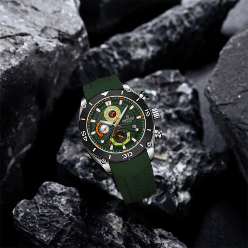 Reloj De Pulsera Naviforce Man, Impermeable, Deportivo, Cron