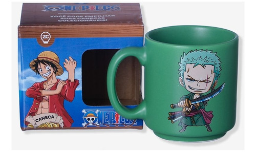 Caneca Mini Tina Zoro | Oficial | One Piece