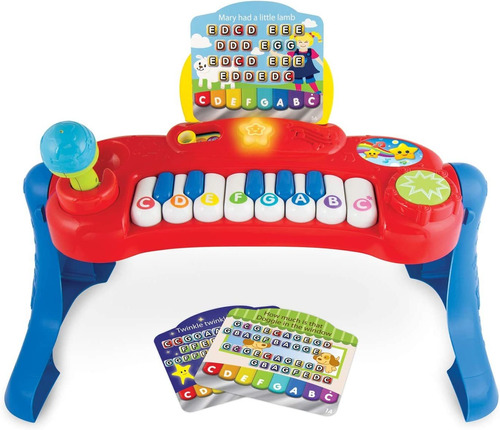 Winfun Baby Music Center Teclado, Color Rojo