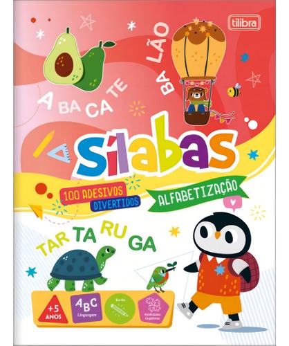 Cuaderno de actividades: Sílabas de alfabetización, 8 hojas