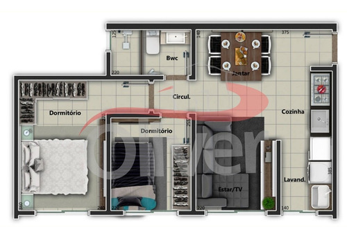 Imagem 2 de 16 de Campo Felice Residencial, Apartamento 2 Dormitorios, 1 Vaga De Garagem, Jardim Busmayer, Campo Largo, Paraná - Ap00758 - 33492879