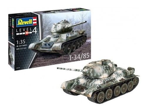 Tanque T-34/85 1/35 Marca Revell 