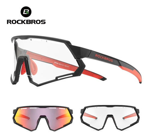 Lentes Rockbros Fotocromáticos Polarizados 2 En 1 Mod-sp246