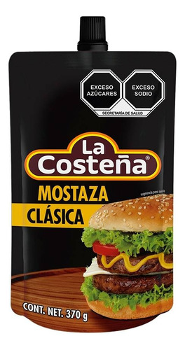 2 Pza Mostaza La Costeña Clásica 370 G