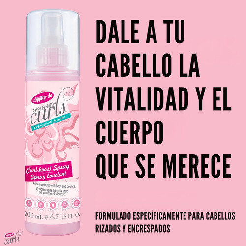 Spray Intensificador De Rizos Dippity Do Curls 200ml