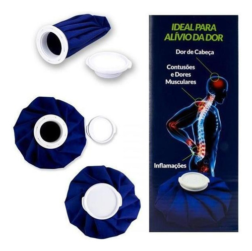 2 bolsas de hielo térmicas flexibles reutilizables para rodillas de 1 l/500 ml