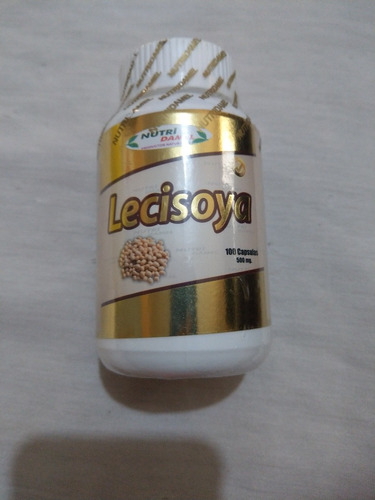 Lecitina De Soya 500 Mgrs X 100 Capsulas