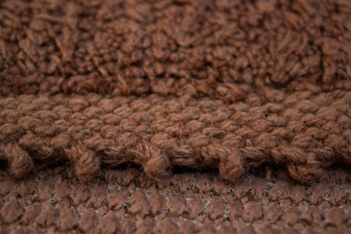 Tapete De Baño Premium Cotton Frame 40x60 Cm Col Varios Env Chocolate