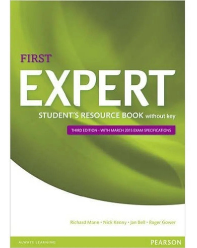 First Expert - Student´s Resource Book - Pearson