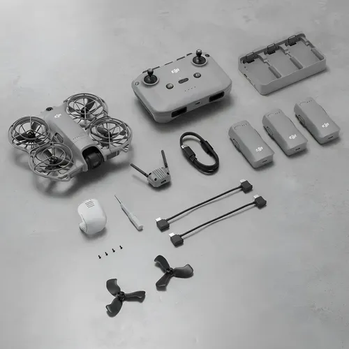 Drone Dji Neo 2 Fly More Combo (com Controle) Cinza