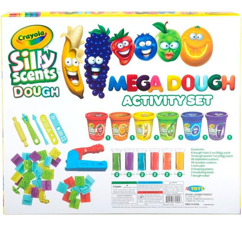 Mega Dough Activity Set Masillas Crayola Silly Scents Aromas