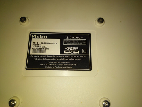 Tv Philco Ph24mb Led A2 ( Defeito )