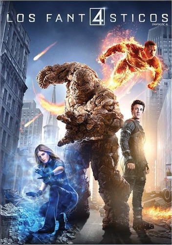 Los 4 Cuatro Fantasticos 2015 Marvel Pelicula Dvd