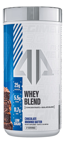 Whey Blend Protein 2 Lbs - Alpha Prime Sabor Chocolate Brownie Batter