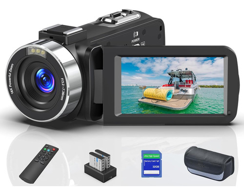 Videocámara 8k 64mp Videocámara Digital 18x Videocámara F...